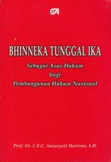 Bhinneka Tunggal Ika Sebagai Asas Hukum bagi Pembangunan Hukum Nasional